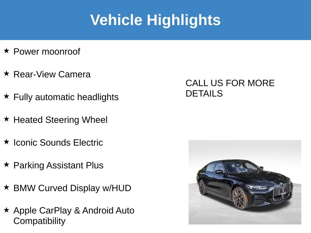 Used 2025 BMW i4 xDrive40i w/ M Sport Package AWD/4WD image 22