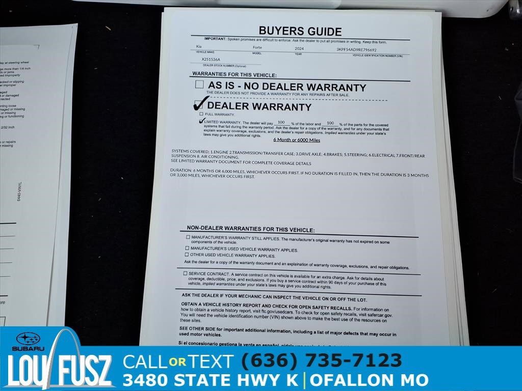 Used 2024 Kia Forte GT-Line w/ GT-Line Premium Package image 35