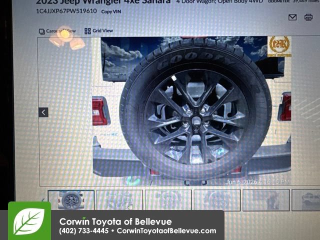 Used 2023 Jeep Wrangler Unlimited Sahara w/ Cold Weather Group AWD/4WD image 4