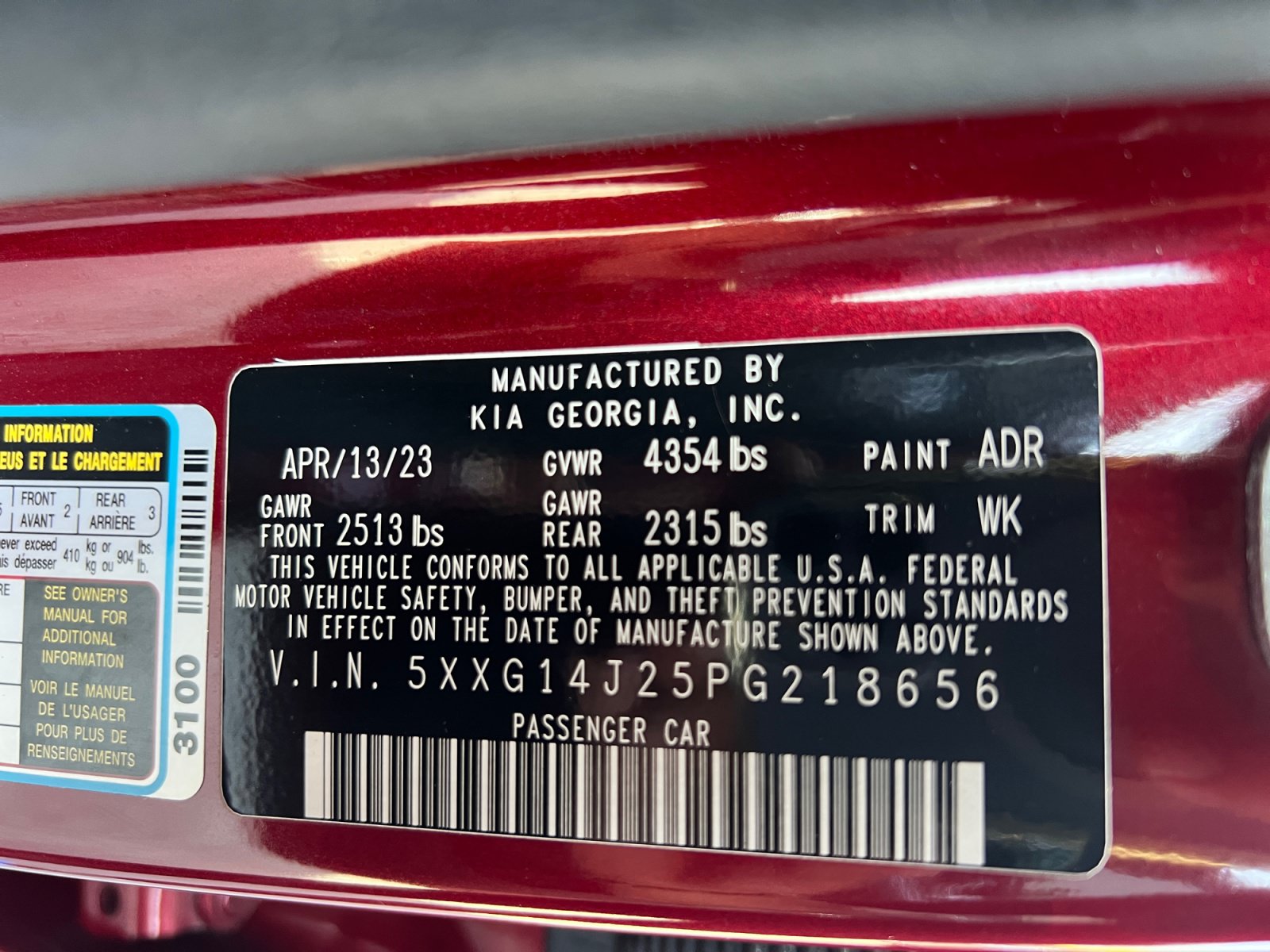 Used 2023 Kia K5 LXS FWD image 16