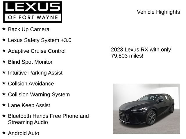 Used 2023 Lexus RX 350 Premium w/ Accessory Package image 7