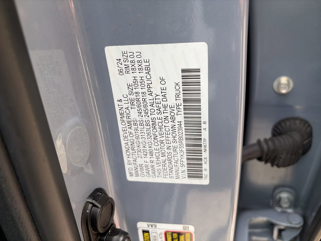 Used 2024 Honda Ridgeline RTL image 22