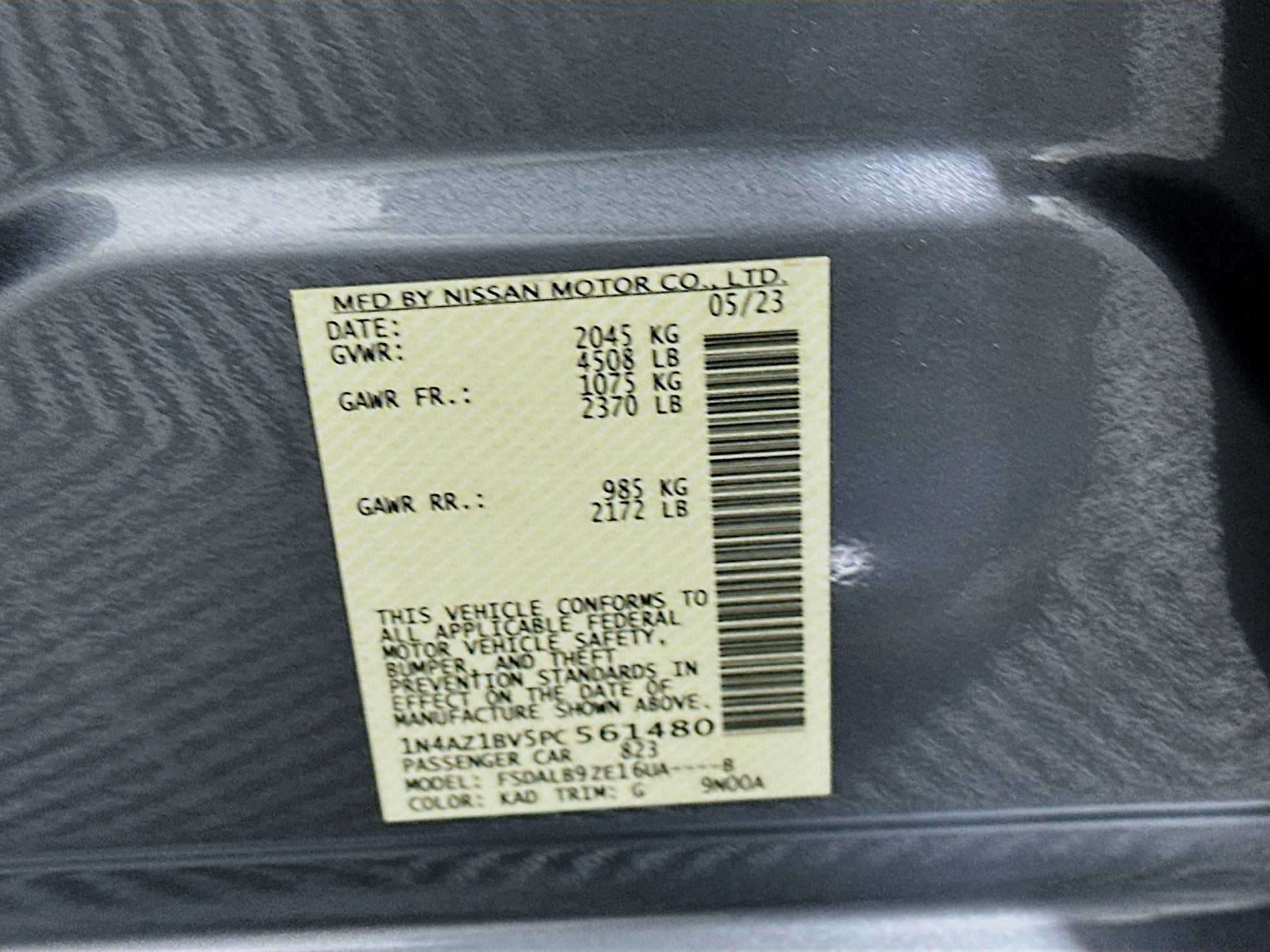 Used 2023 Nissan Leaf S FWD image 12