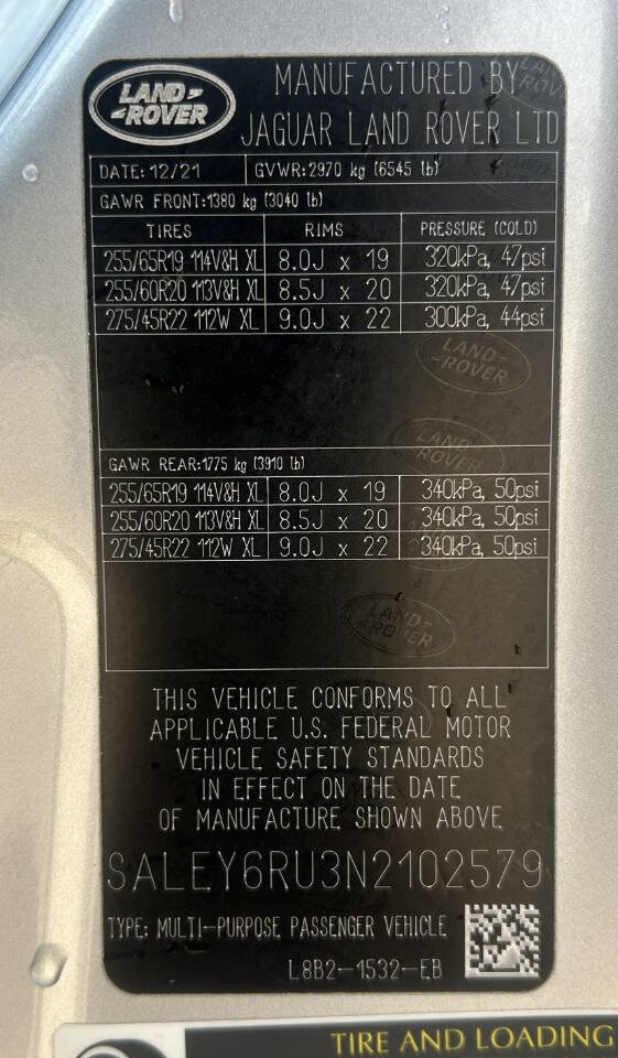 Used 2022 Land Rover Defender 90 X-Dynamic S image 14
