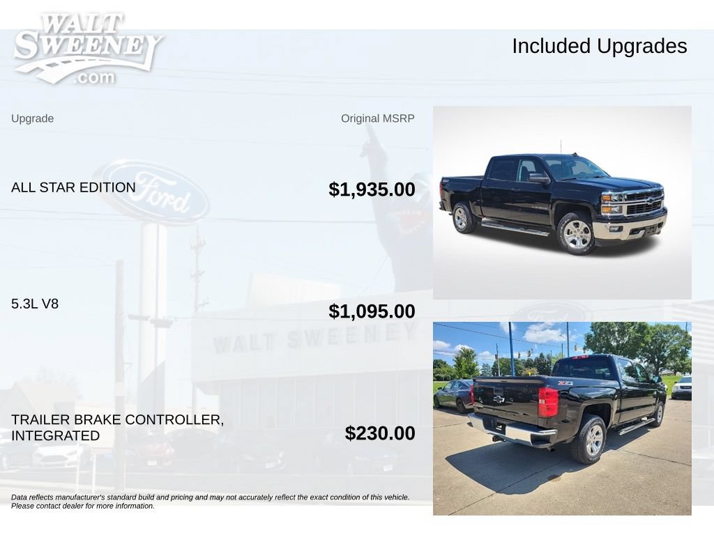 Used 2015 Chevrolet Silverado 1500 LT w/ All Star Edition AWD/4WD image 11