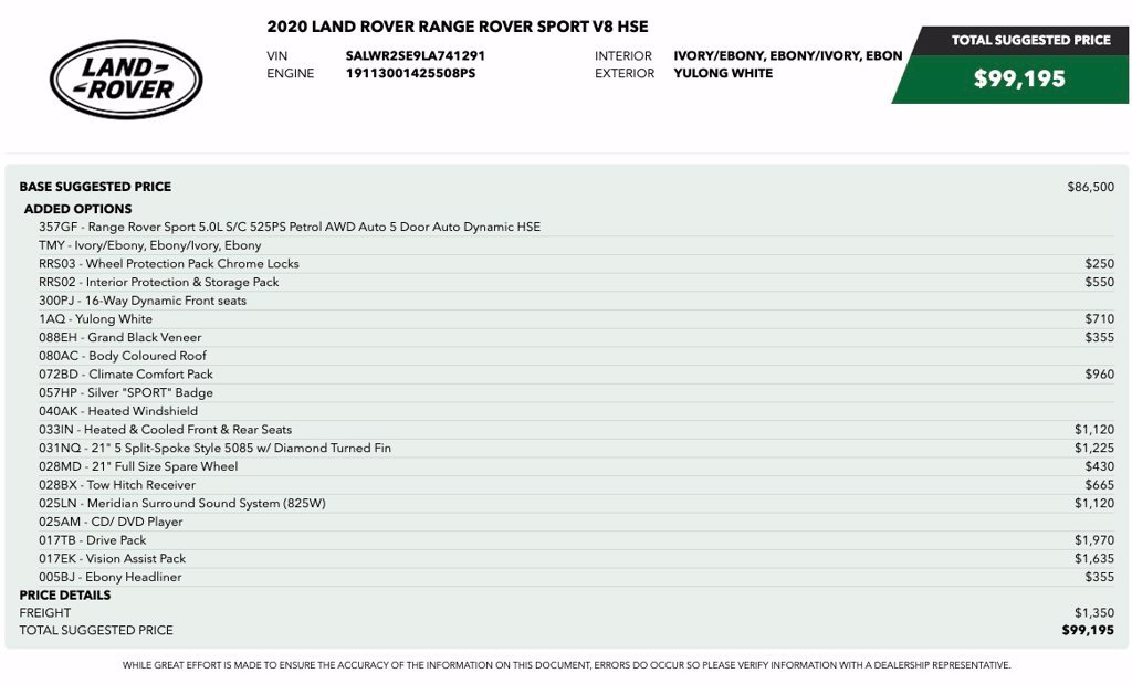 Used 2023 Land Rover Range Rover Sport SE Dynamic AWD/4WD image 62
