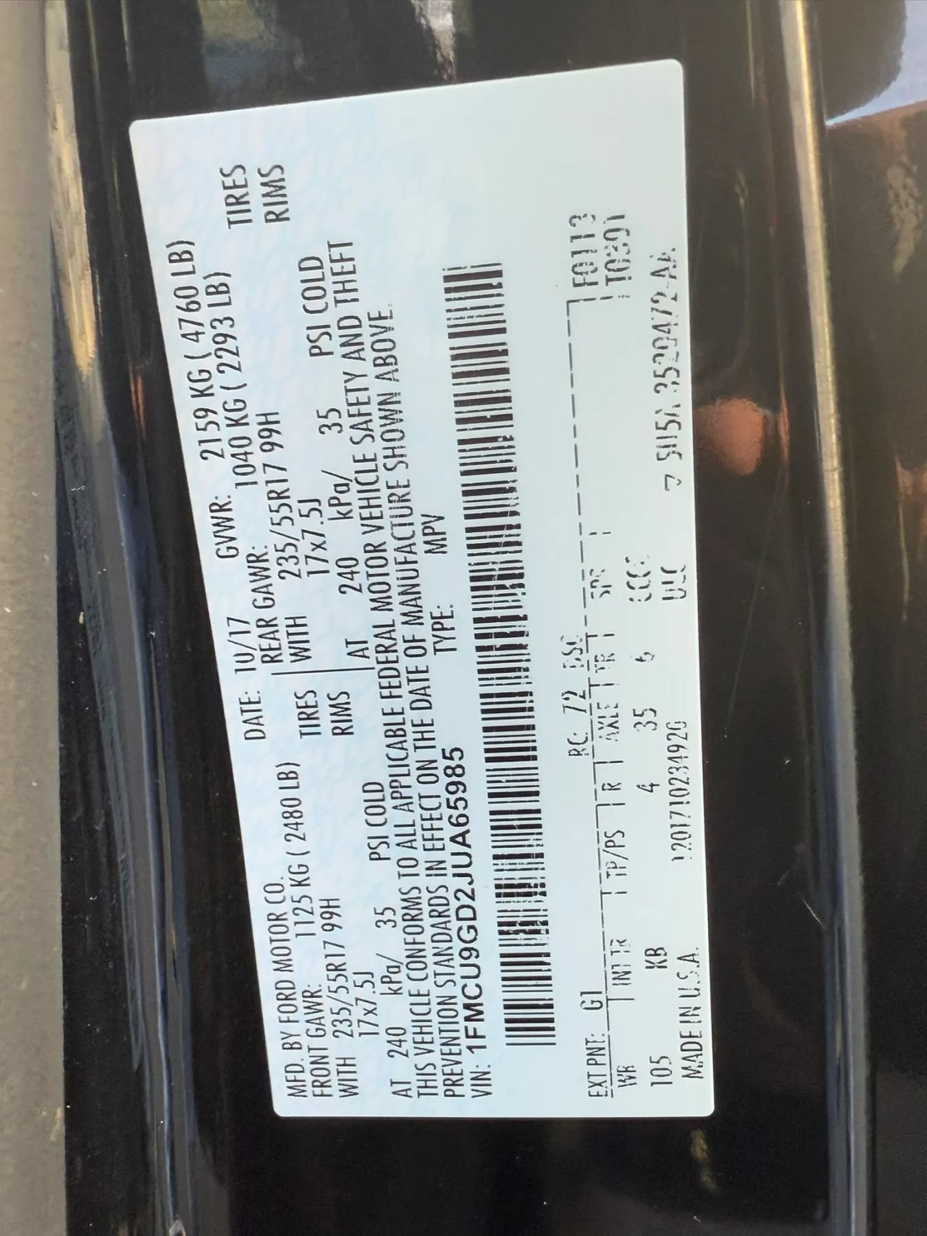 Used 2018 Ford Escape SE AWD/4WD image 27