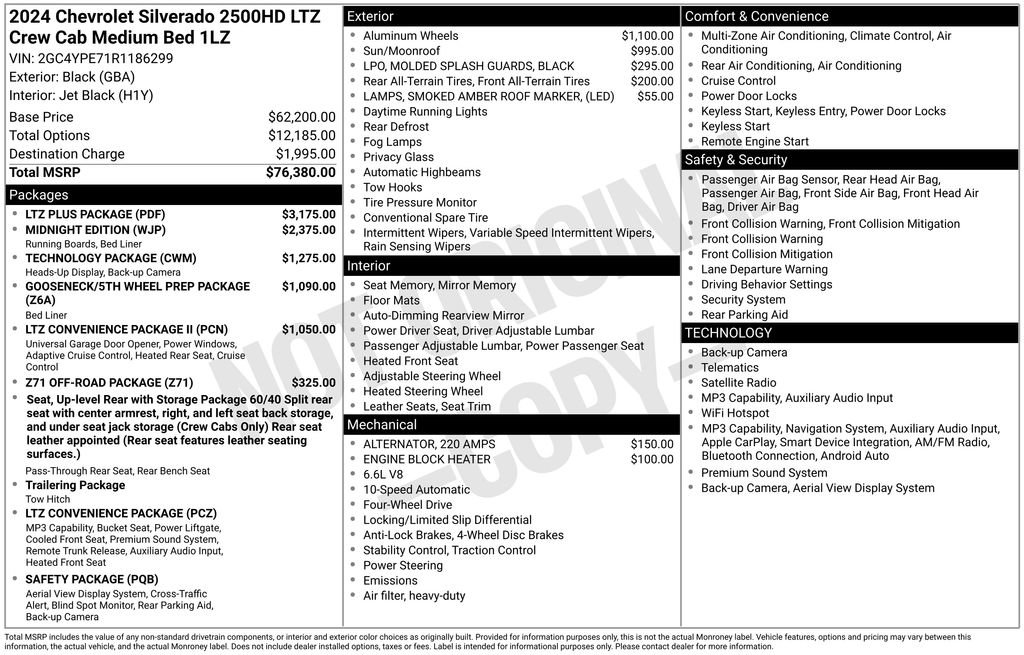 Used 2024 Chevrolet Silverado 2500 LTZ w/ LTZ Plus Package AWD/4WD image 40