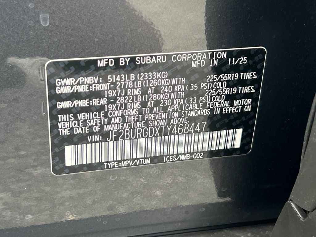 New 2026 Subaru Outback Limited XT image 31