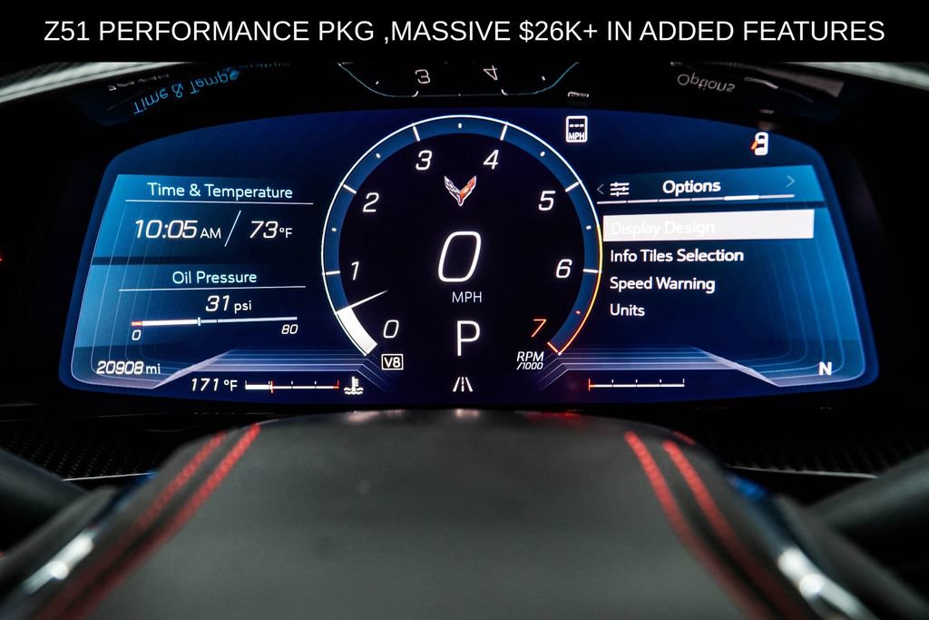 Used 2022 Chevrolet Corvette Stingray Premium Cpe w/ Z51 Performance Package RWD image 40