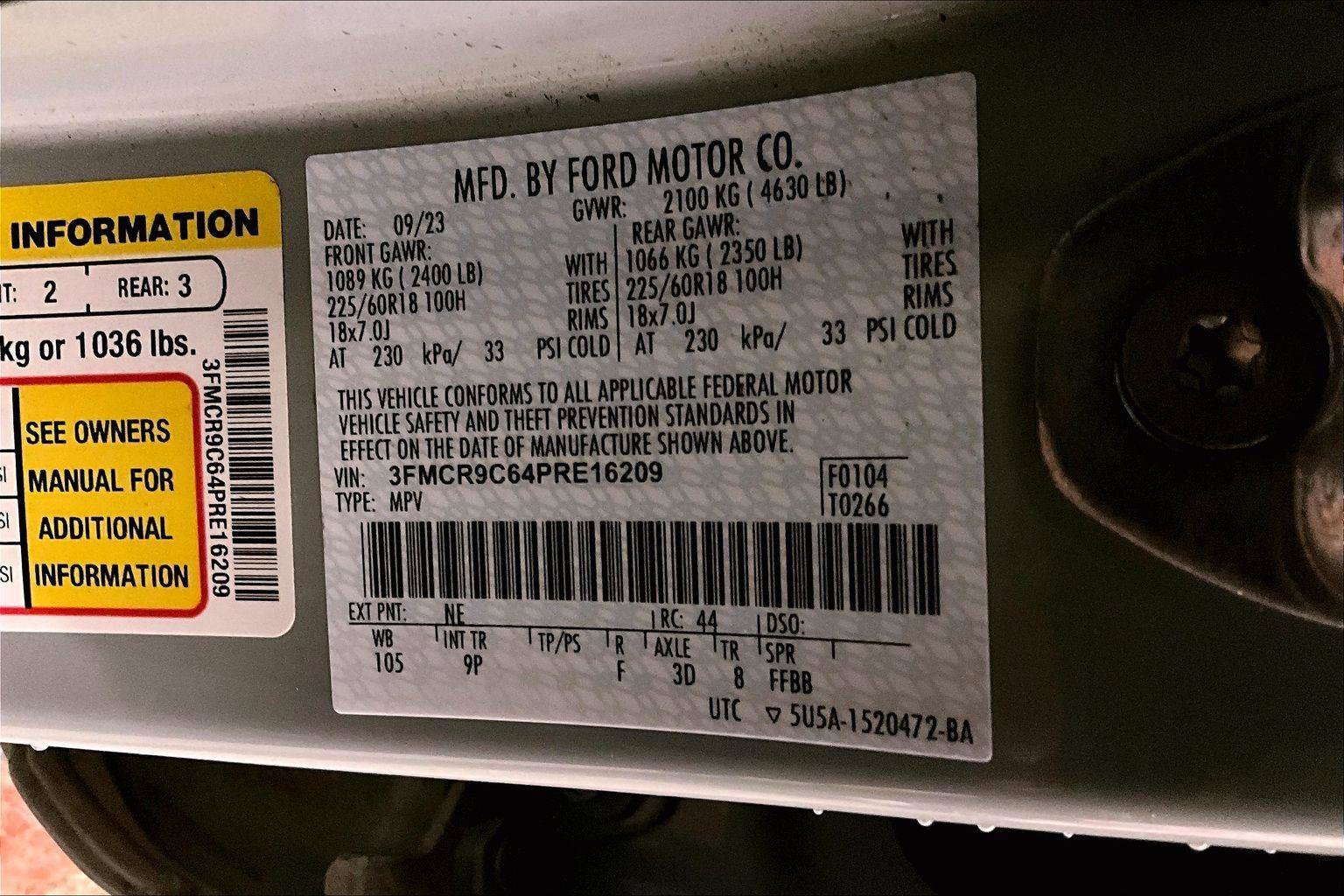 Used 2023 Ford Bronco Sport Outer Banks w/ Tech Package image 32