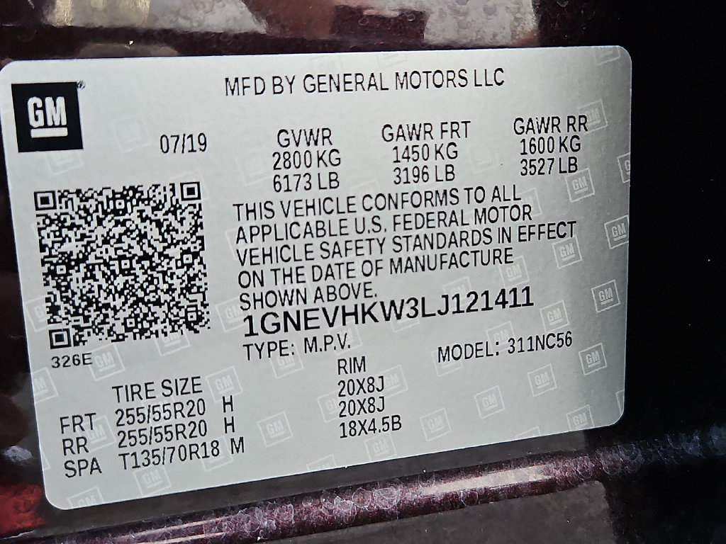 Used 2020 Chevrolet Traverse LT w/ LT Premium Package AWD/4WD image 32