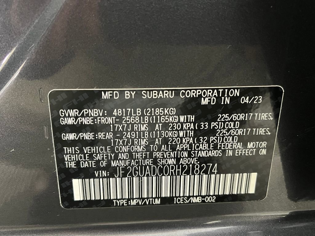 Used 2024 Subaru Crosstrek 2.0i Premium image 29