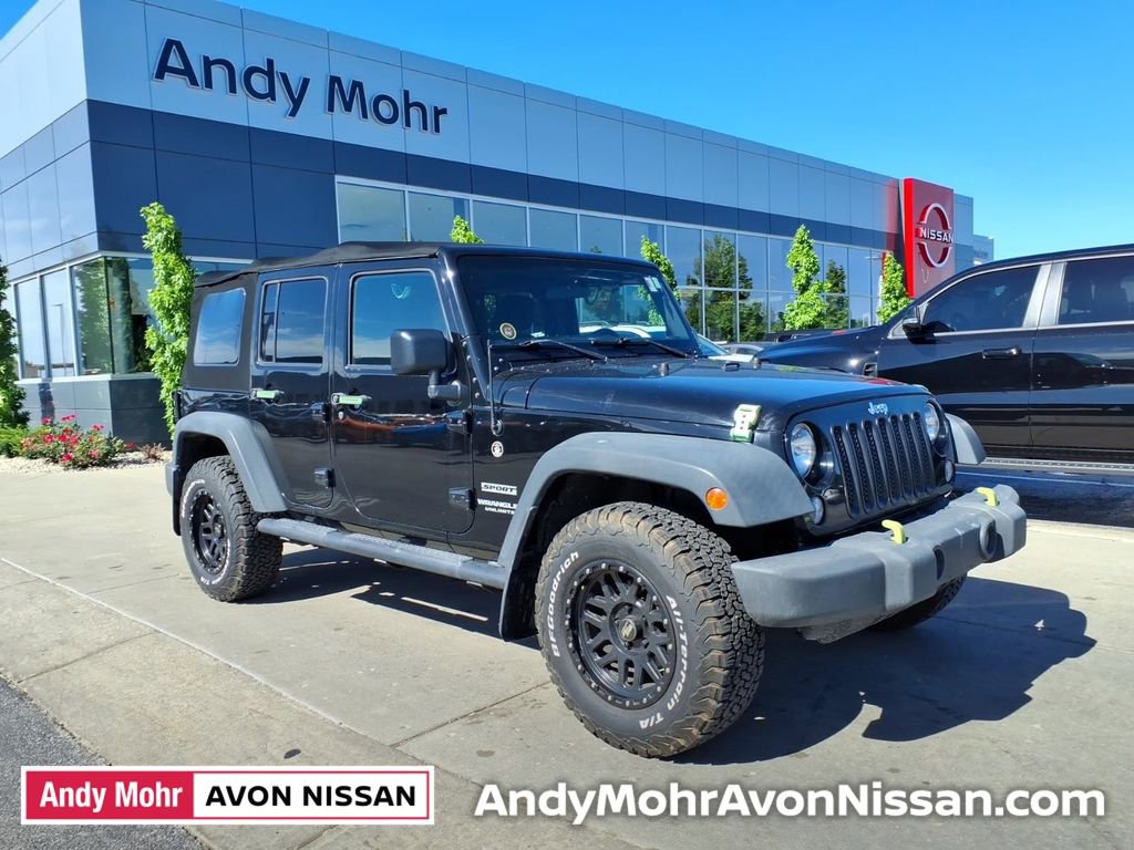 Used 2015 Jeep Wrangler Unlimited Sport w/ Mopar Black Appearance Group