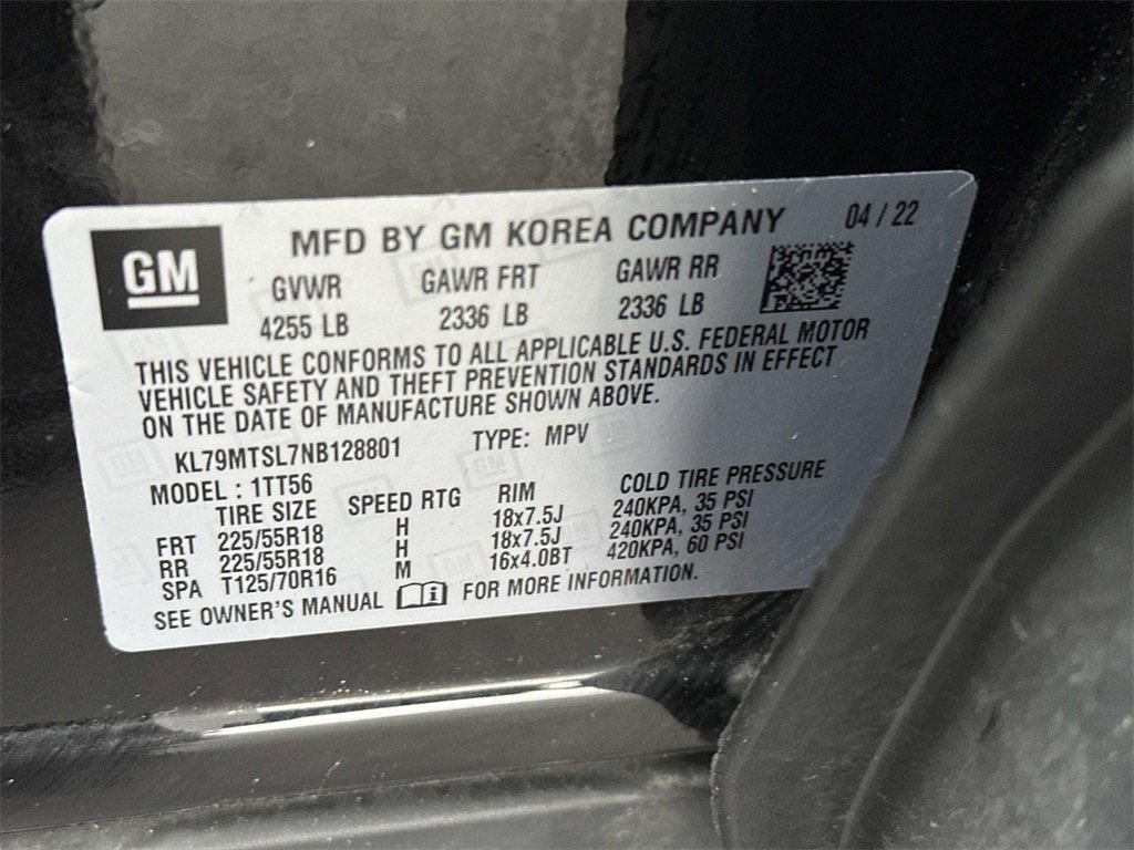 Used 2022 Chevrolet TrailBlazer RS w/ Sun and Liftgate Package image 19