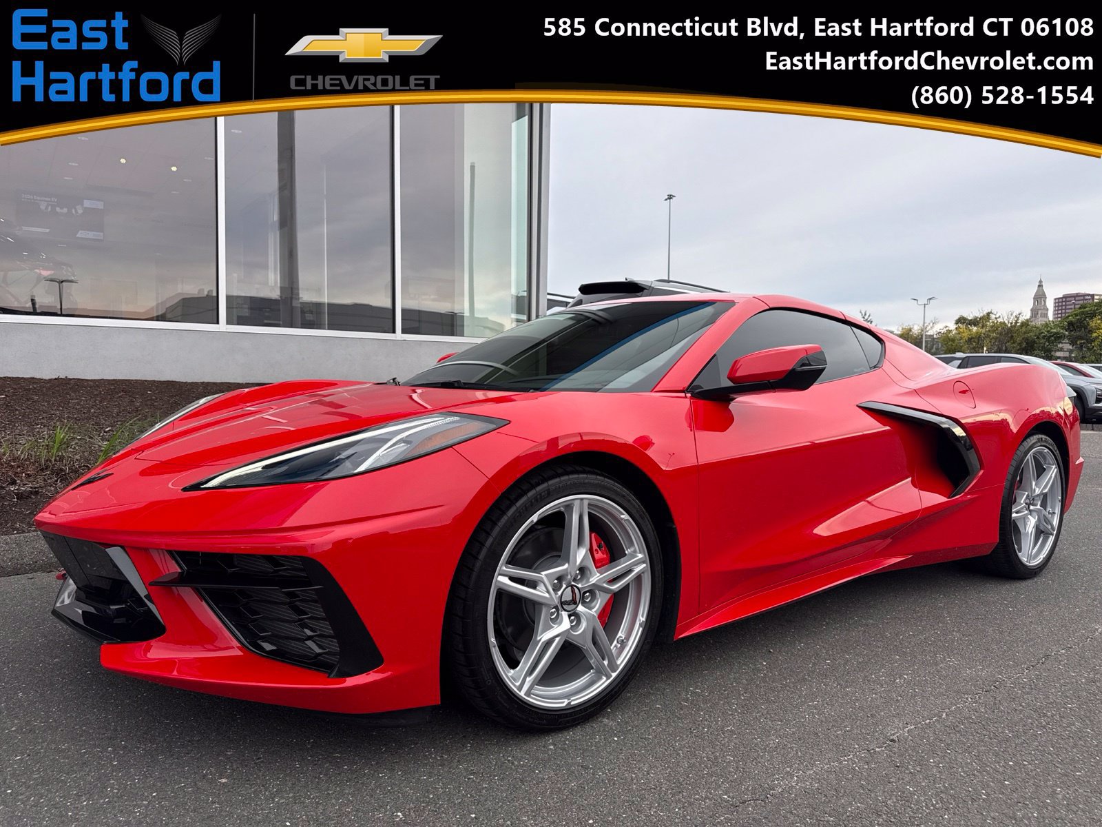 Used 2023 Chevrolet Corvette Stingray Preferred Cpe w/ Battery Protection Package RWD image 1