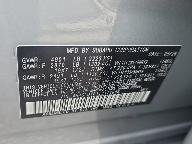 New 2026 Subaru Forester Touring AWD/4WD image 25