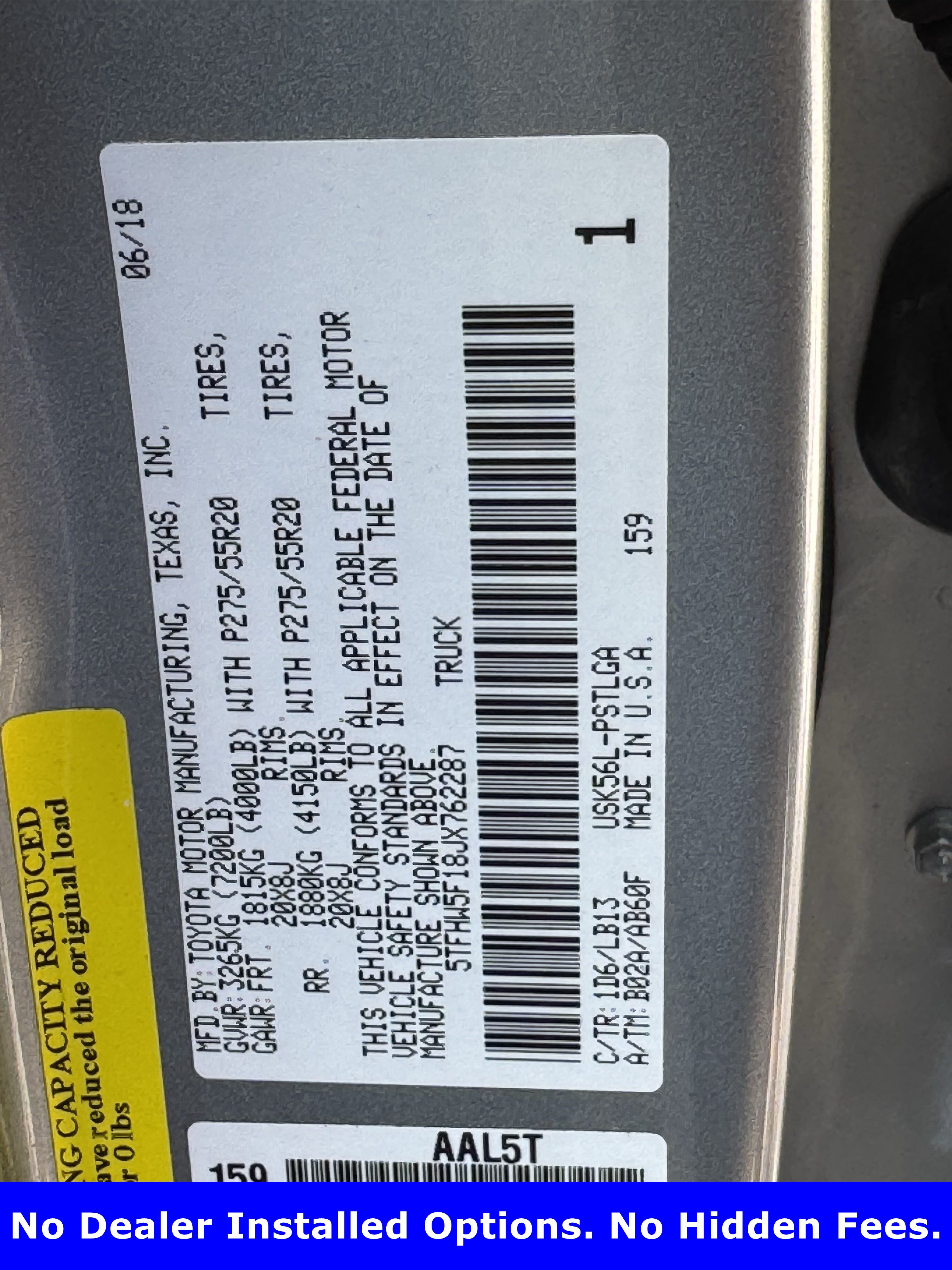 Used 2018 Toyota Tundra Limited w/ Limited Premium Package AWD/4WD image 30