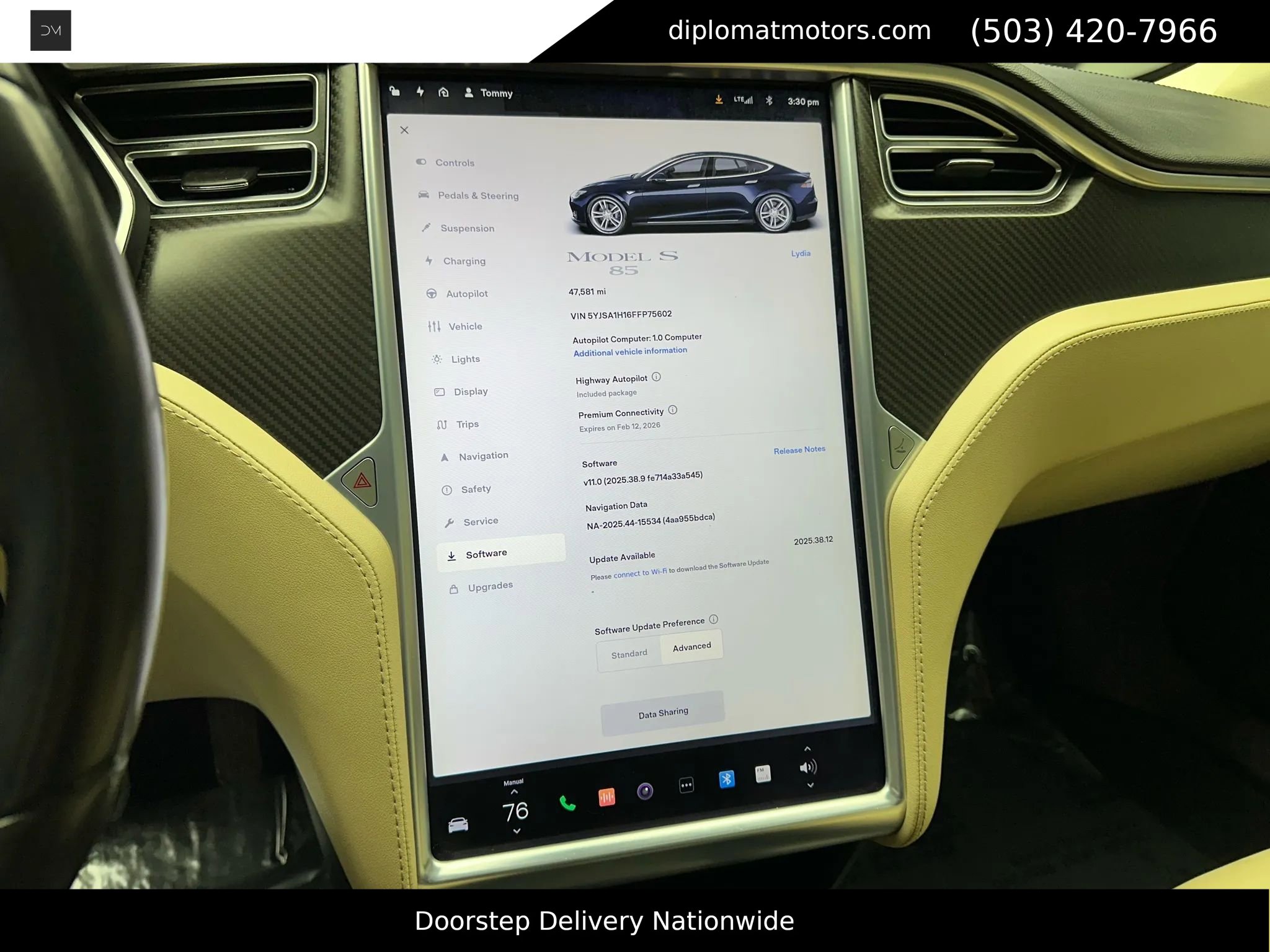 Used 2015 Tesla Model S 85 image 34