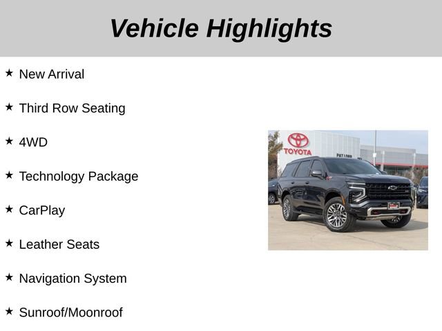 Used 2025 Chevrolet Tahoe Z71 w/ Z71 Off-Road Package image 5