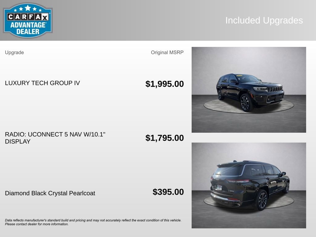 Used 2021 Jeep Grand Cherokee L Overland w/ Luxury Tech Group IV image 5