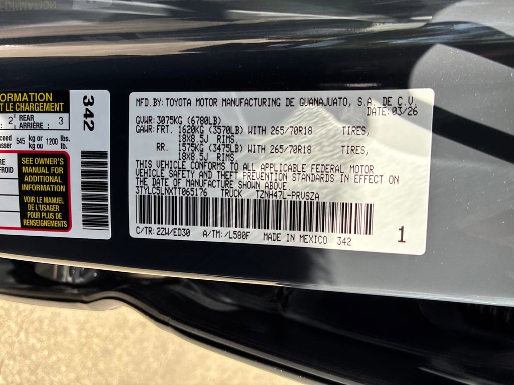 New 2026 Toyota Tacoma TRD Pro AWD/4WD image 36