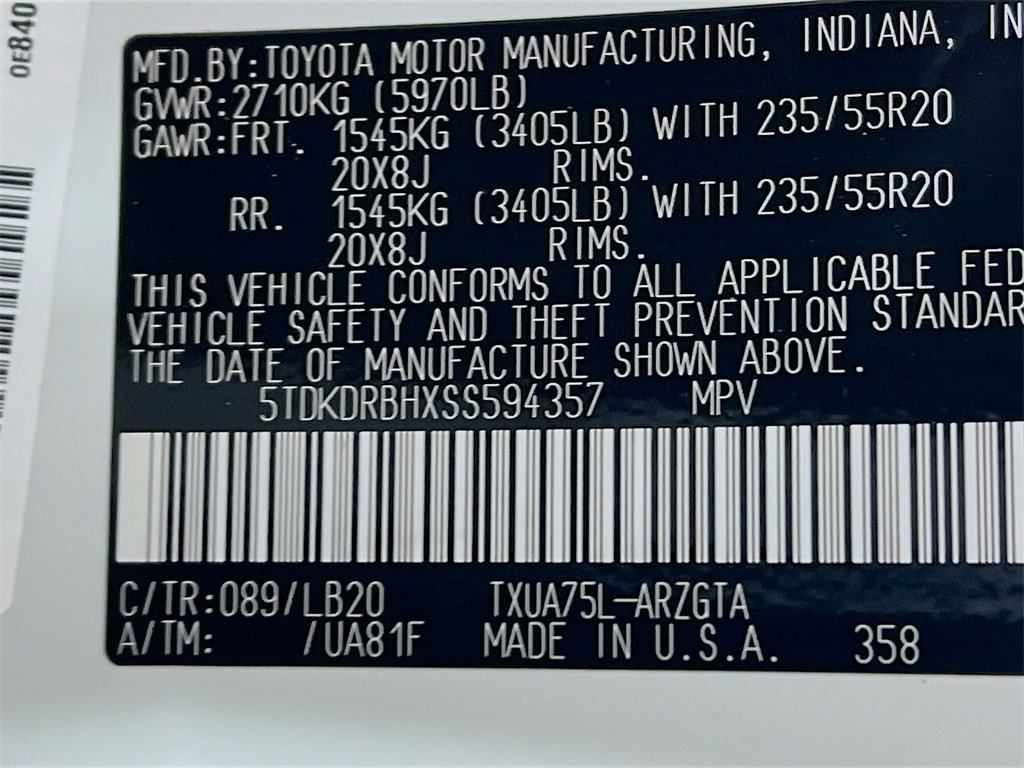 New 2025 Toyota Highlander Limited image 26