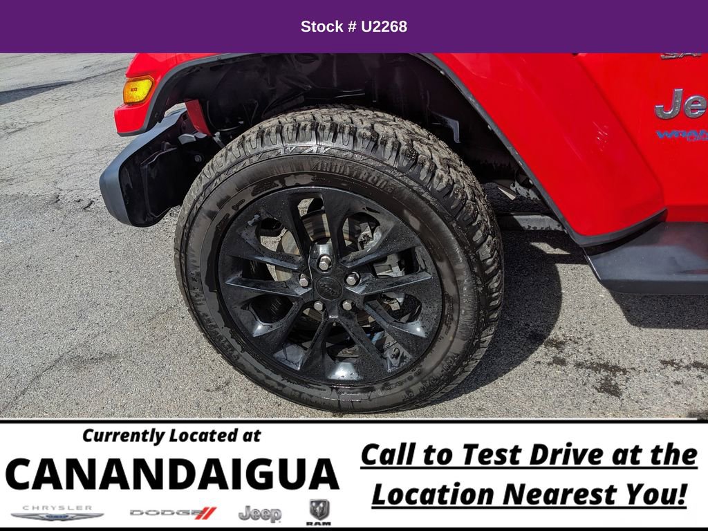 Used 2021 Jeep Wrangler Unlimited Sahara 4xe w/ Cold Weather Group image 37