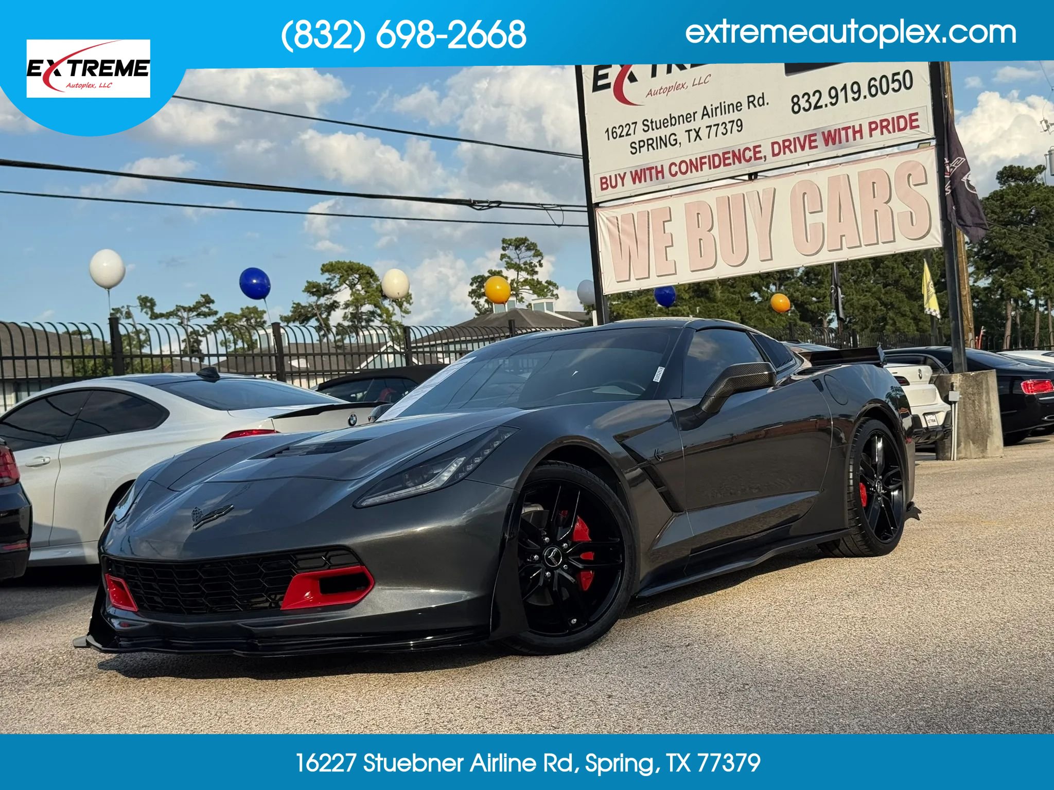 Used 2018 Chevrolet Corvette Stingray Coupe w/ 3LT Preferred Equipment Group RWD image 1