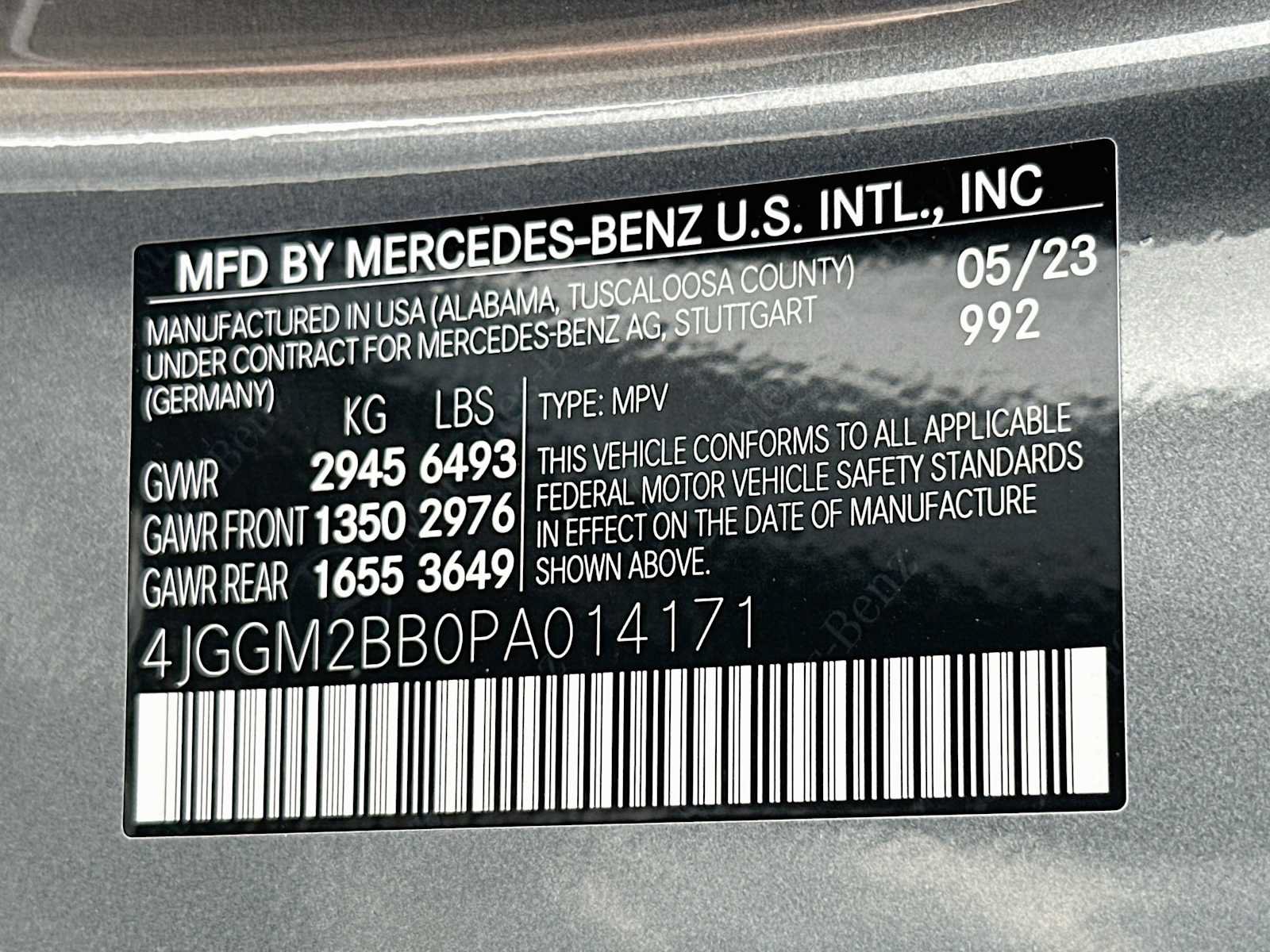 Certified 2023 Mercedes-Benz EQE 350+ SUV image 33