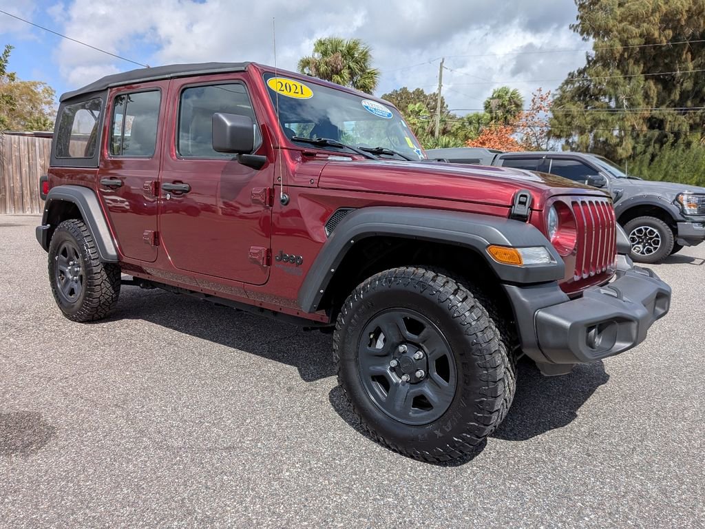 Used 2021 Jeep Wrangler Unlimited Sport image 4