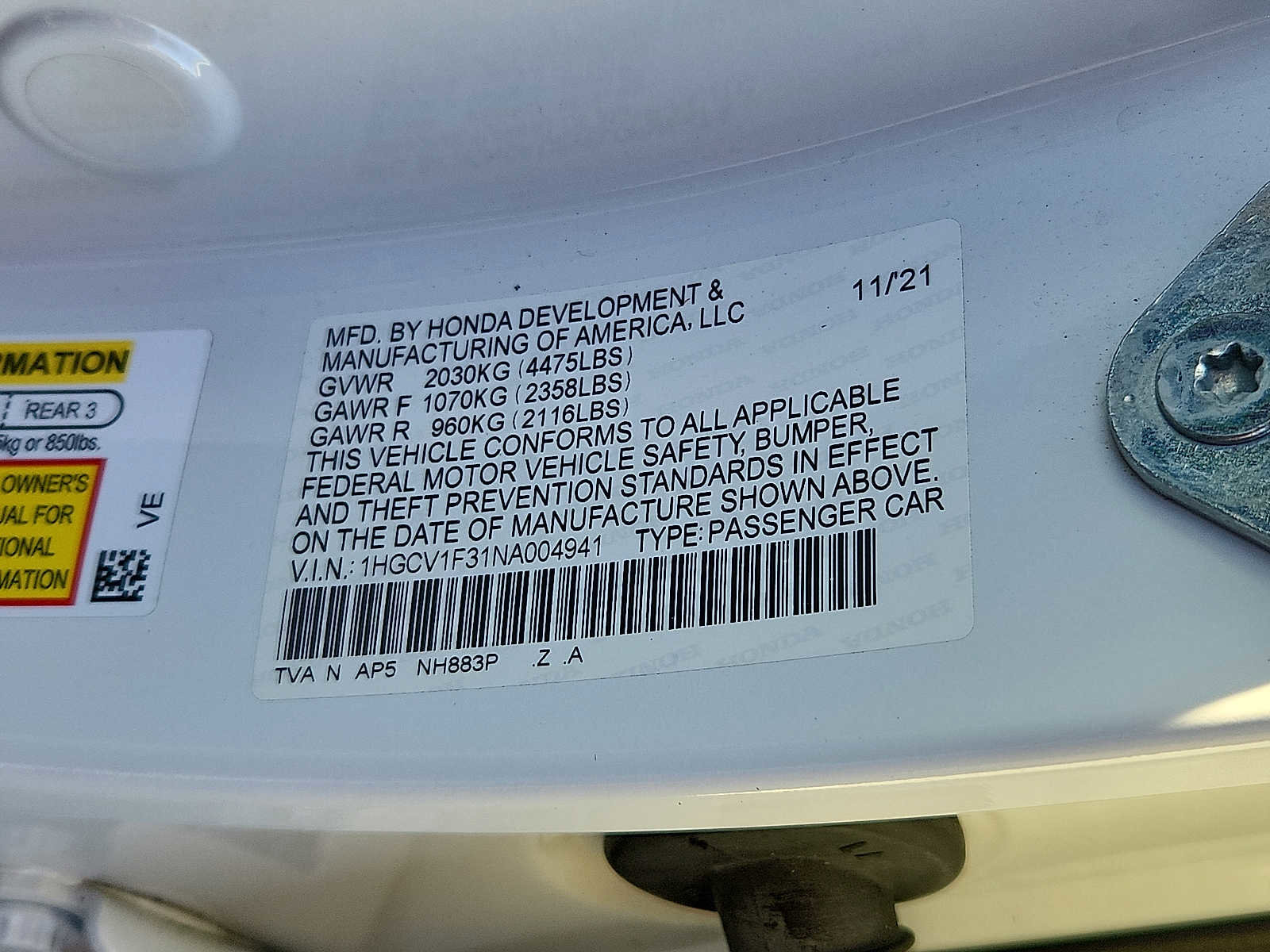 Used 2022 Honda Accord Sport image 26
