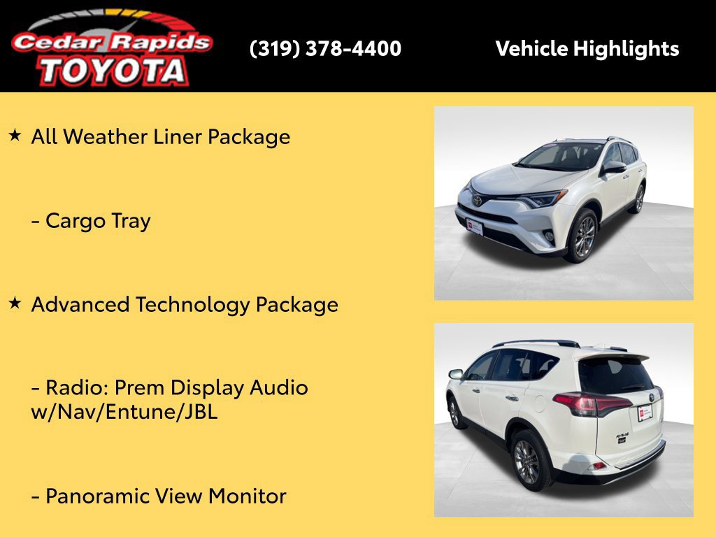 Certified 2017 Toyota RAV4 Limited w/ Advanced Technology Package AWD/4WD image 28