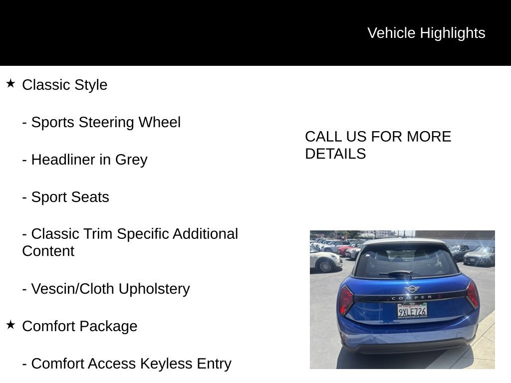 Used 2026 MINI Cooper S FWD image 7