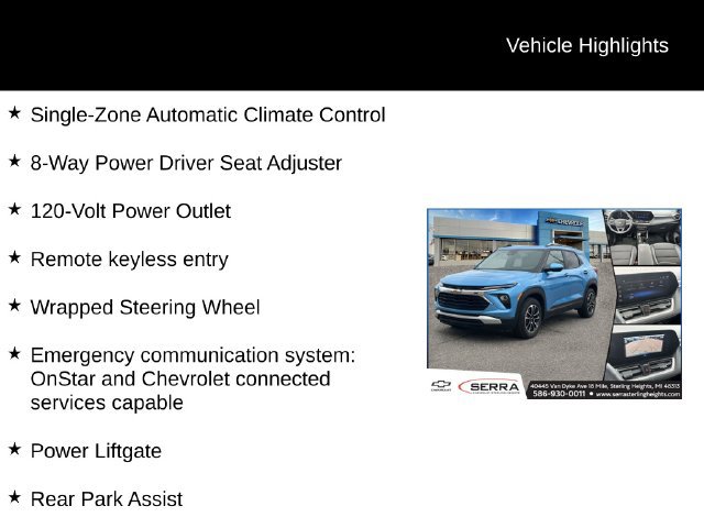 Used 2025 Chevrolet TrailBlazer LT w/ Convenience Package FWD image 5
