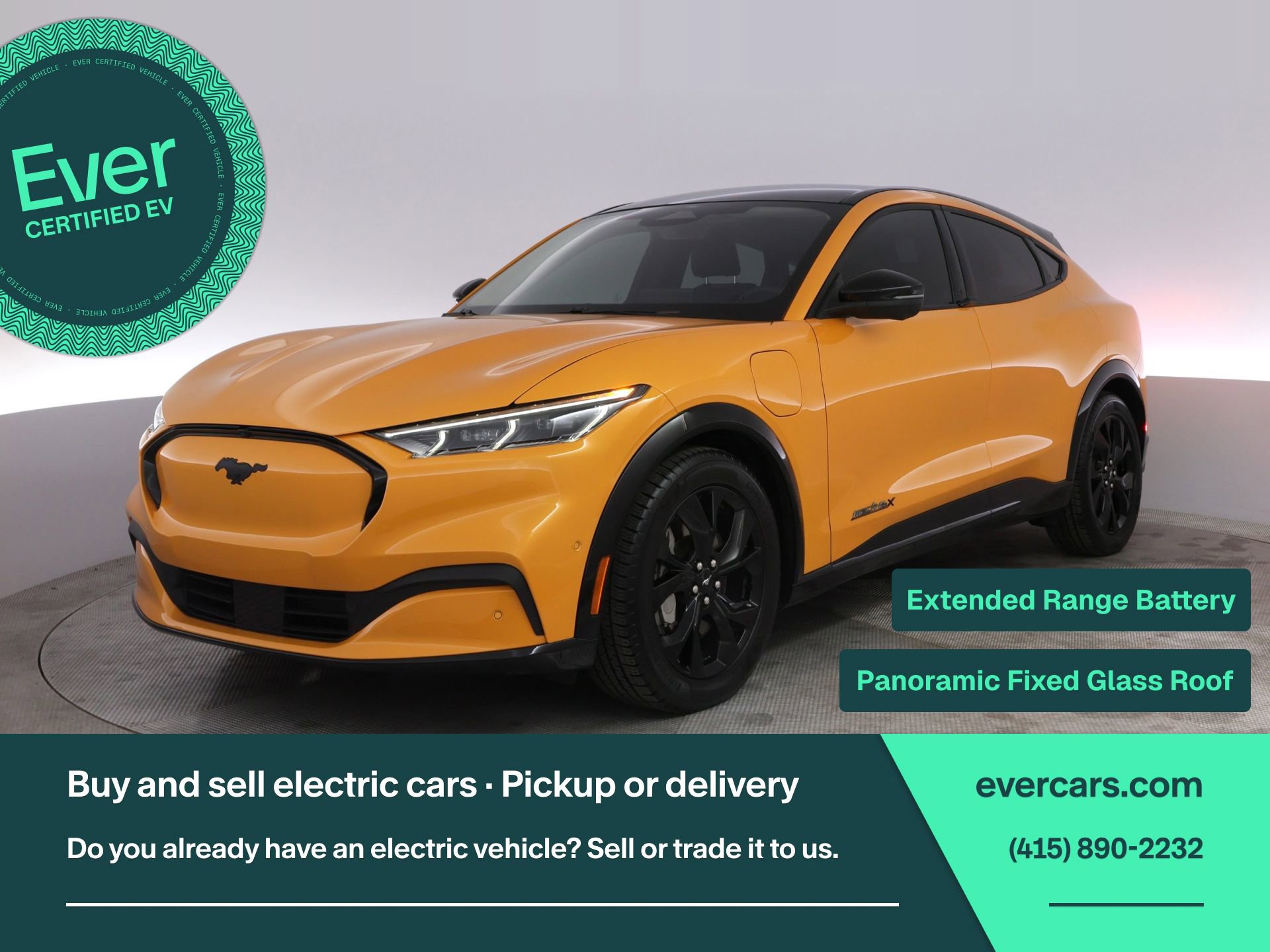 Used 2023 Ford Mustang Mach-E Premium w/ Mustang Nite Pony Package image 1