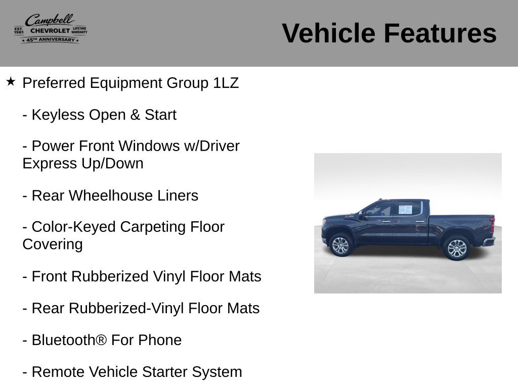Used 2023 Chevrolet Silverado 1500 LTZ w/ LTZ Premium Package AWD/4WD image 10