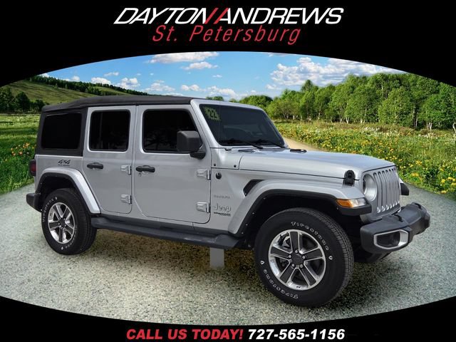 Used 2022 Jeep Wrangler Unlimited Sahara AWD/4WD video 1