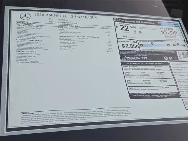 New 2026 Mercedes-Benz GLC 43 AMG 4MATIC image 17