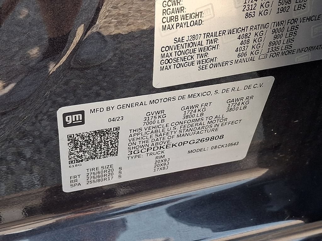 Certified 2023 Chevrolet Silverado 1500 LT AWD/4WD image 29