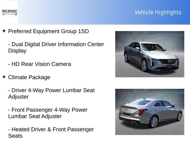 Used 2023 Cadillac CT4 Premium Luxury w/ Climate Package RWD image 10