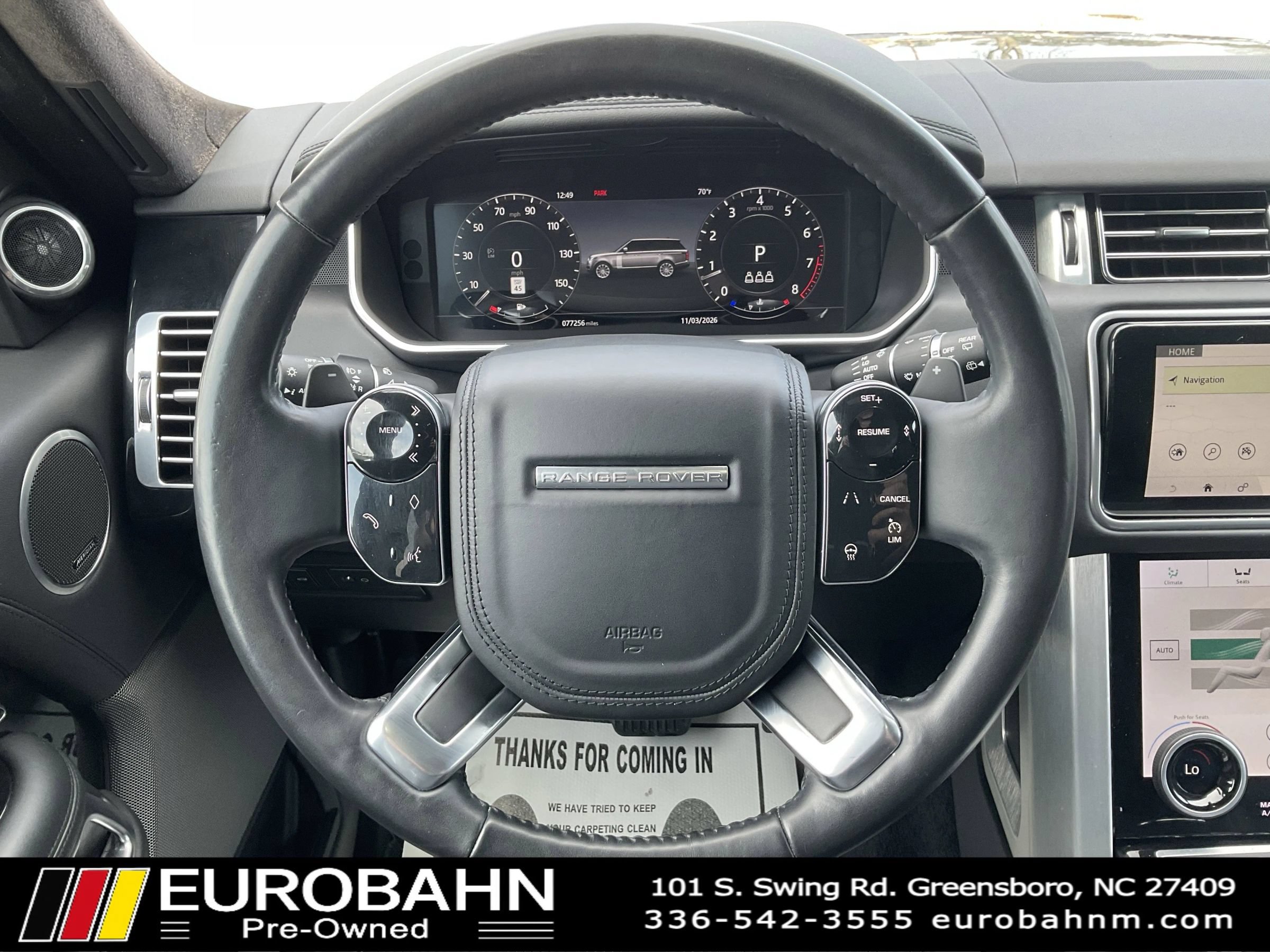 Used 2020 Land Rover Range Rover HSE AWD/4WD image 13