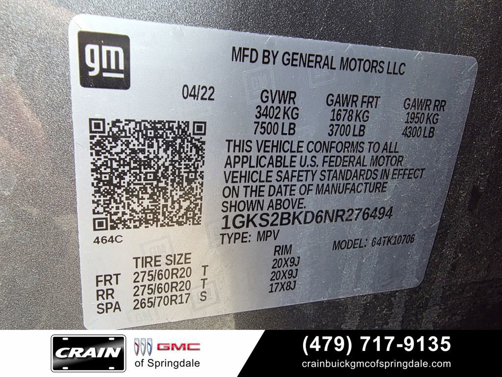 Used 2022 GMC Yukon SLT w/ SLT Premium Package AWD/4WD image 33