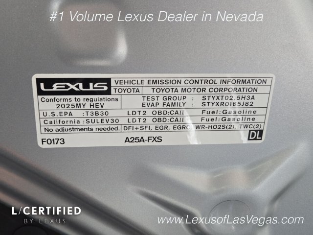Used 2025 Lexus RX 350h AWD/4WD image 25