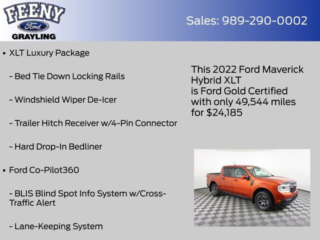 Used 2022 Ford Maverick XLT w/ XLT Luxury Package image 13