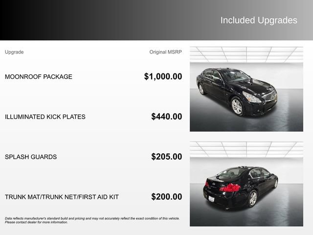 Used 2015 INFINITI Q40 AWD w/ Moonroof Package image 4