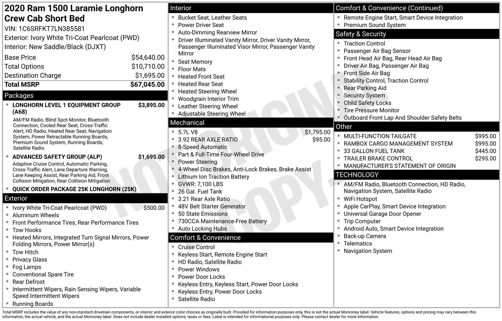 Used 2020 RAM 1500 Limited image 5