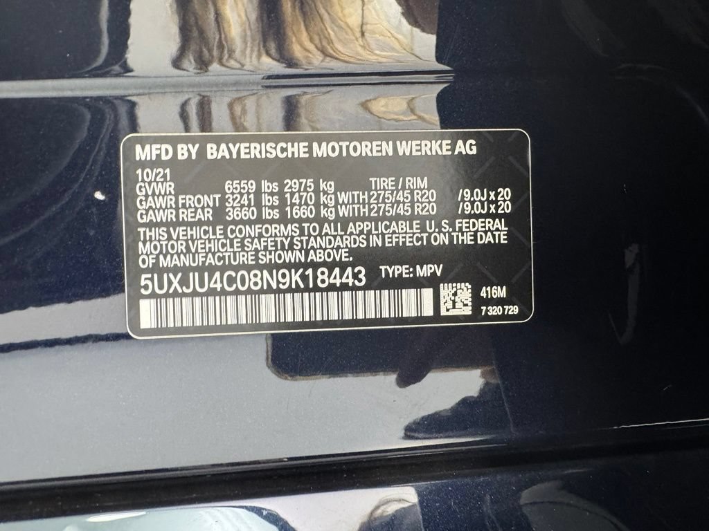 Used 2022 BMW X5 M50i w/ Executive Package AWD/4WD image 12