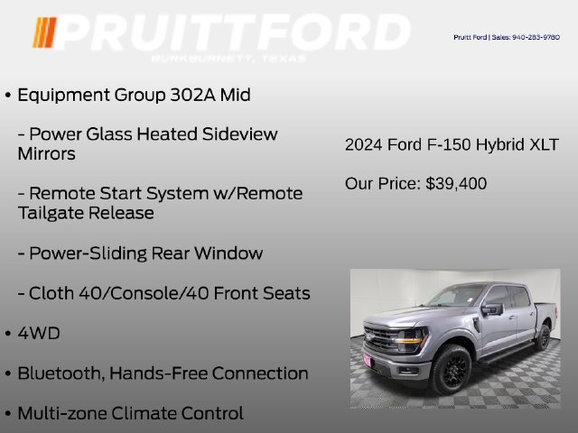 Used 2024 Ford F150 XLT w/ Equipment Group 302A MID AWD/4WD image 19