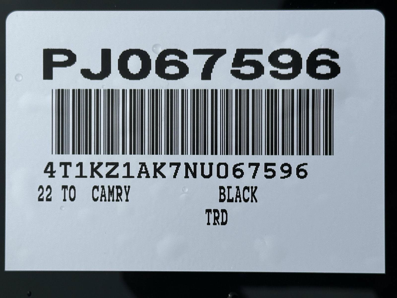 Certified 2022 Toyota Camry TRD FWD image 15
